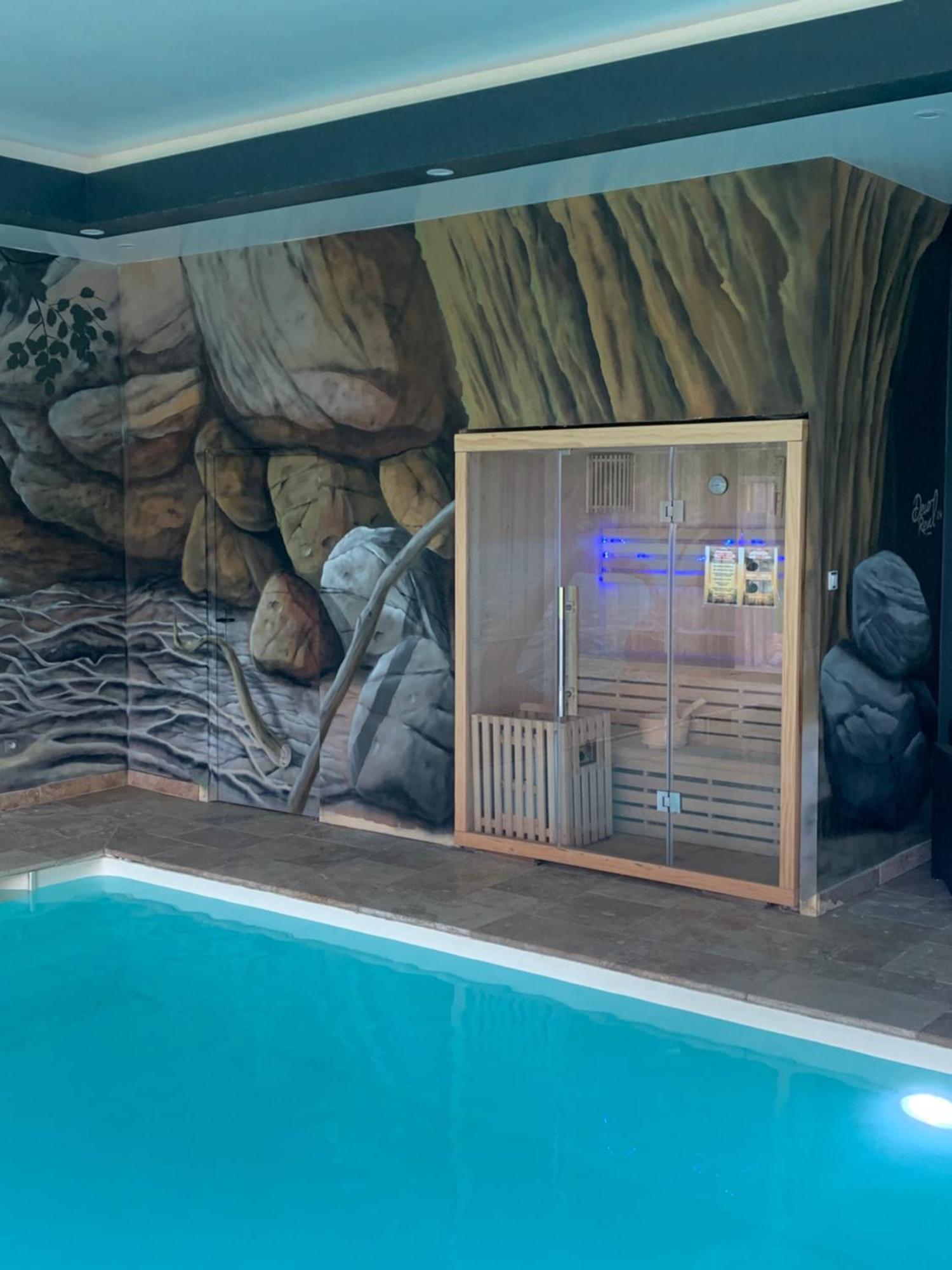 Cottage Piscine Interieure31Degres Zoo La Fleche24H Du Mans Clermont-Creans Buitenkant foto